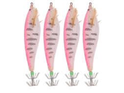 Isca Artificial Peixe com Anzol Luminous 4pcs