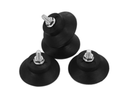 Conjunto De 4 Peças Almofadas Borracha M6 Para Absorção Impacto, Ideais Para Pés De Máquinas Lavar Roupa E Geradores