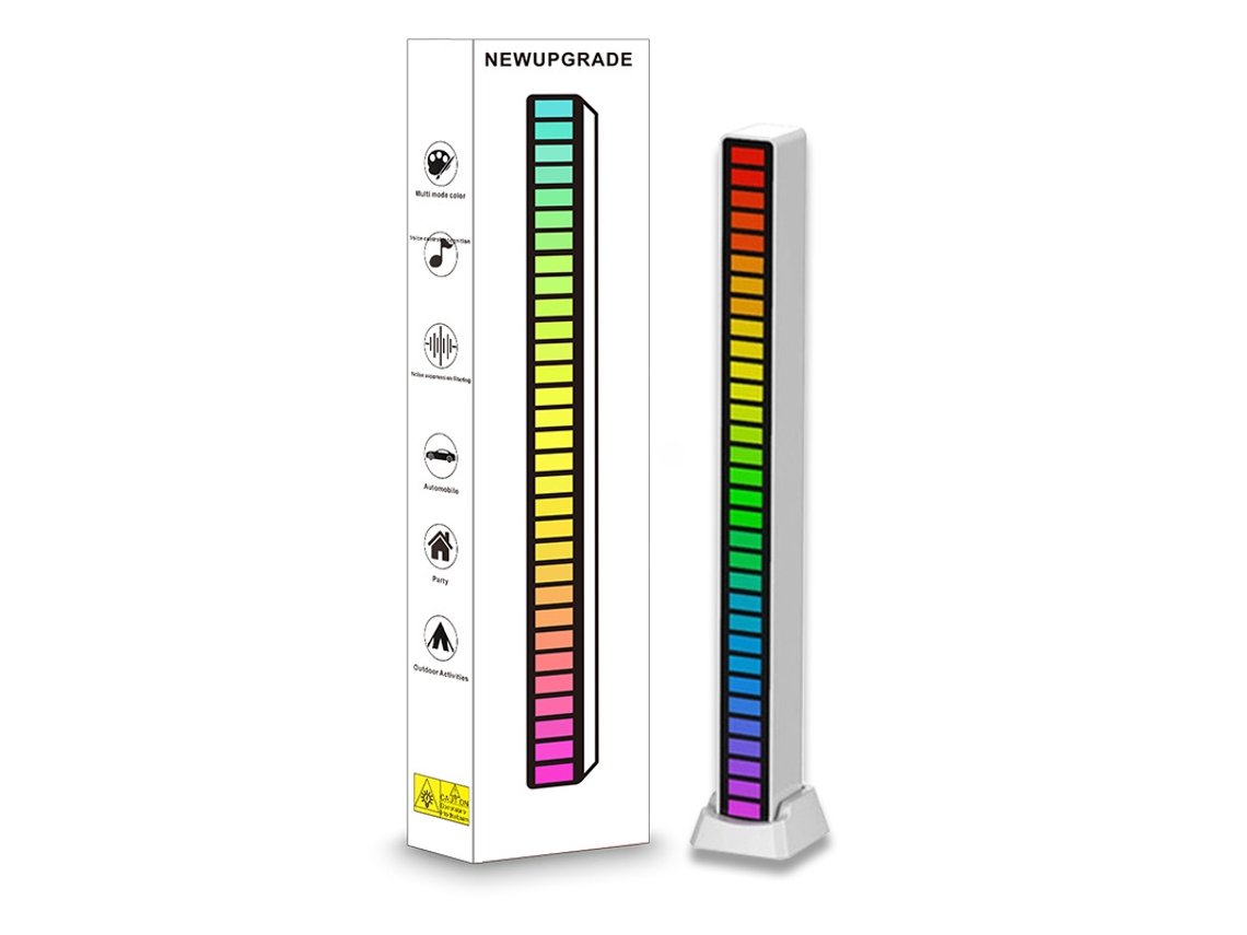 Luminária De Microfone 3d Personalizada, Luminária De Ritmo Musical Para Atmosfera E, Sports, Luminária Led Portátil Para Uso Na Mão E No Carro