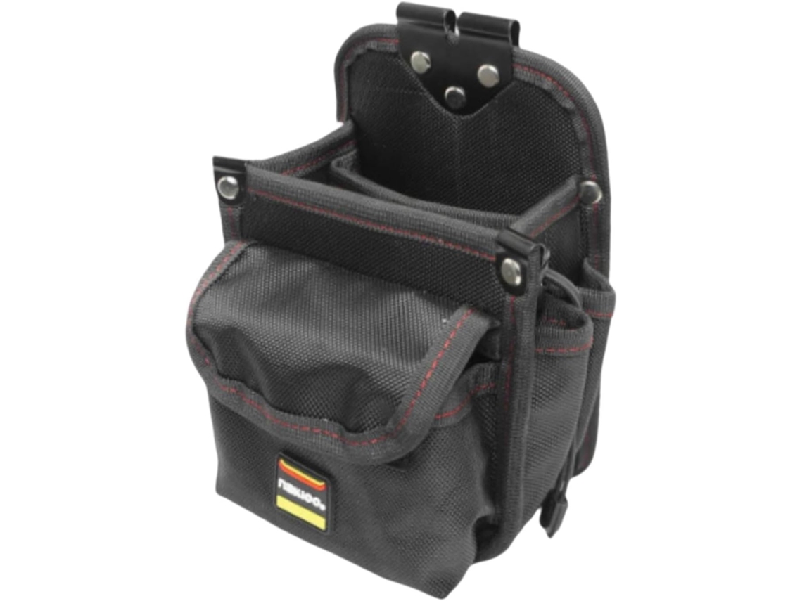 Bolsa organizadora de ferramentas para cintura, em aço inoxidável Feita, portátil, multifuncional, revestida em tecido.