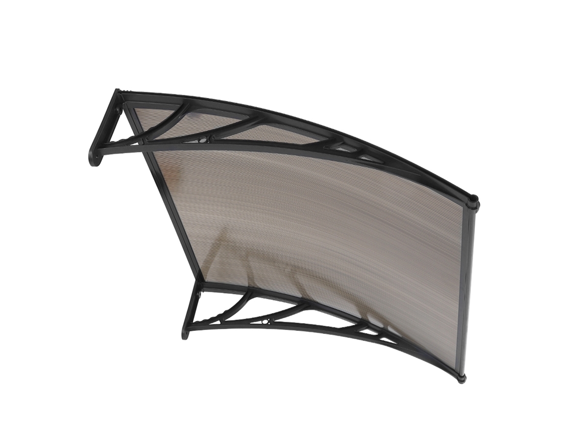 Toldo Varanda Janela Chuva (fabricado em placa de PC durável, resistente aos raios UV e à neve)
