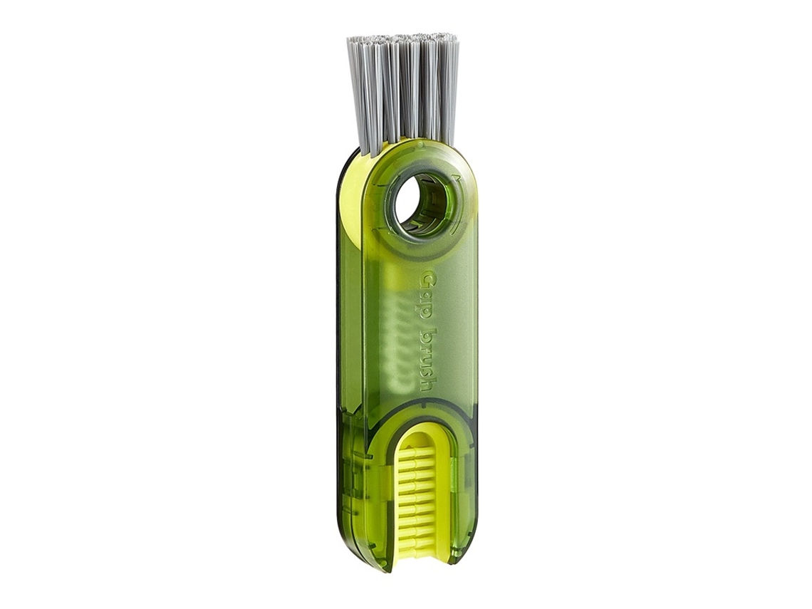Escova De Limpeza 3 Em 1 Para Tampas Canecas, Conjunto Com 2 Escovas De Limpeza Multifuncionais E Portáteis Para Garrafas