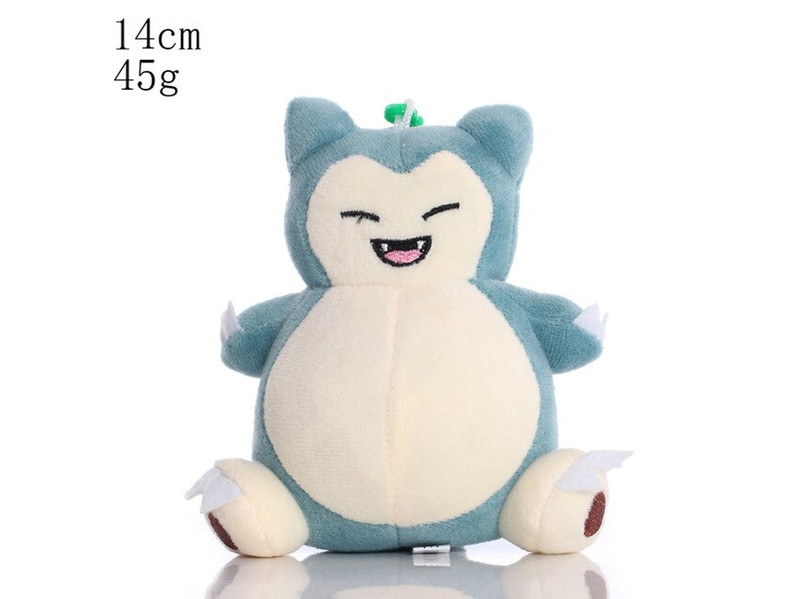 Boneco GAATPOT 7-14Cm Pokemon Anime Figures Pikachu Eevee Vulpix Charmander Snorlax Stuffed Plush Doll Pet Keychain Ornaments Model Toys Gifts