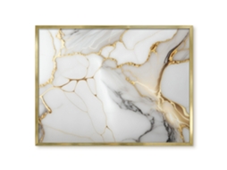 Magnetic Glass Board Marble Elegance For The Hall Espelharte (80x60 Cm)