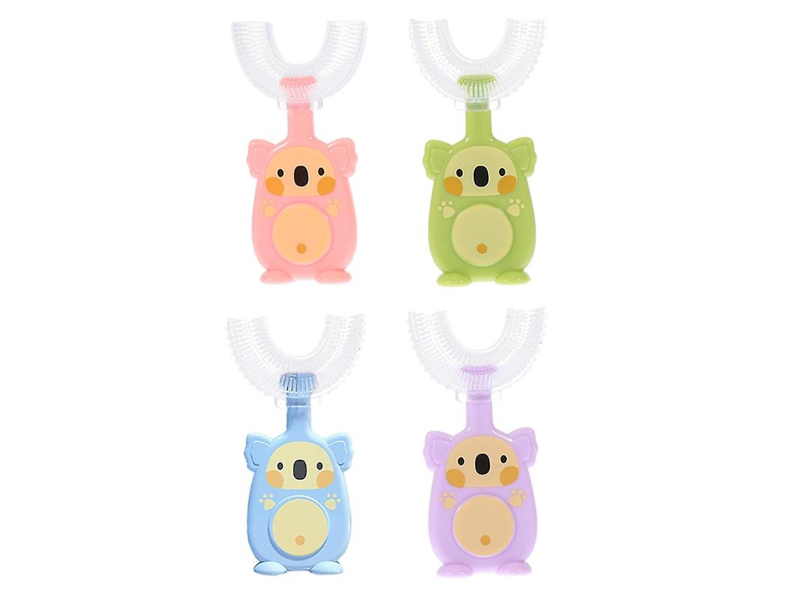 4Pcs Escova de Dente Infantil ALLINLESS