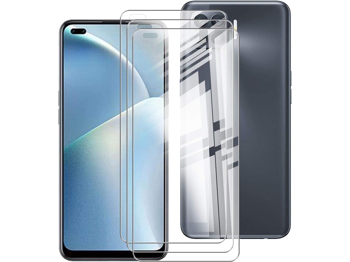 Conjunto de Películas de Ecrã Protetora Dureza Antia para Oppo Reno 4 Lite HONGWE. (3un)