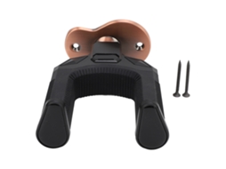 Suporte Parede Guitarra Trava Automática Metal Bronze