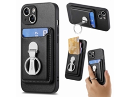 Capa De Celular Com Suporte Magnético E Anel De Fixação, Com Toque Suave, Para Iphone 15 Plus