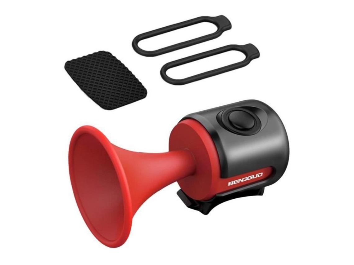 Bell Buzina de Bicicleta Buzina Elétrica Alta de 120Db Acessórios Universais para Mountain Bike Vermelhod747280