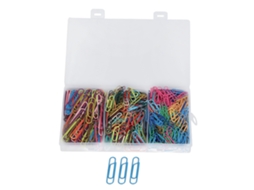 525 Peças de Clips de Papel Coloridos Material Premium Duráveis Antioxidantes para Lar, Escritório, Escola