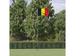 Vidaxl Bandeira Da Bélgica E Mastro 5,5 M Alumínio