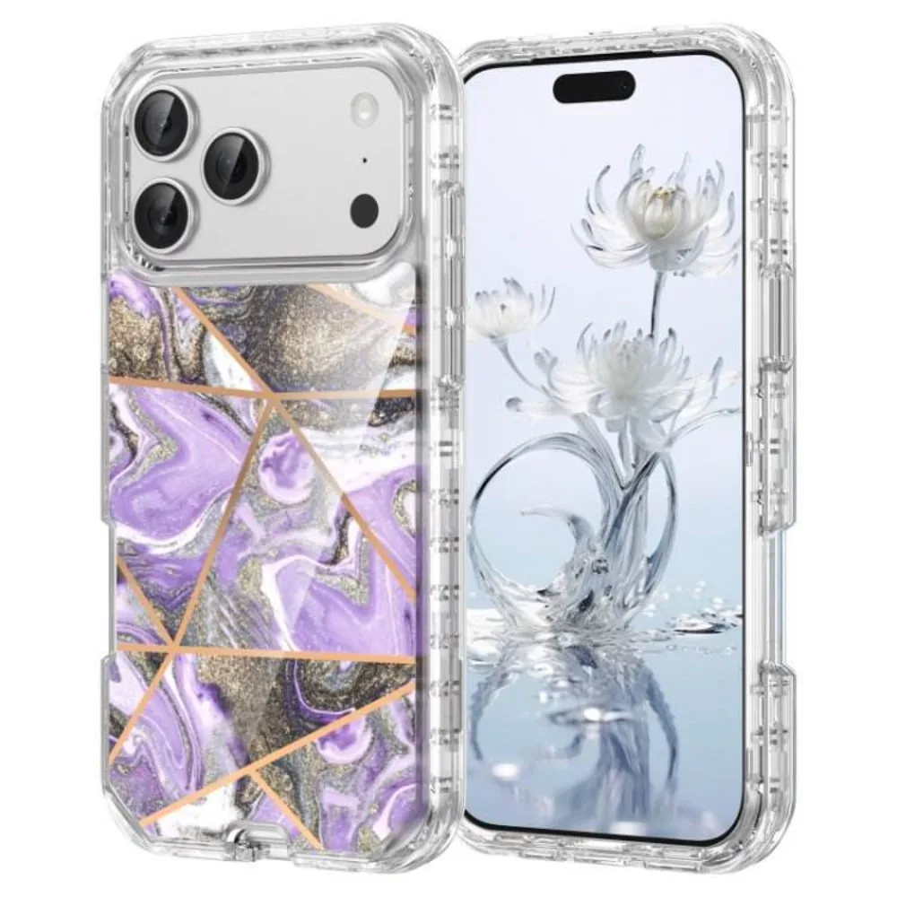 (modelo K, Iphone 13 Pro Max) Capa De Celular Elegante Com Estampa De Mármore, Capa Protetora Resistente A Quedas De Nível Militar