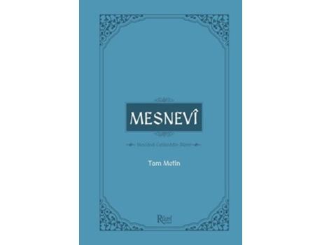 Livro MESNEVÎ de Mevlana Celaleddin Rumi (Turco)