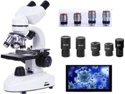 Microscópio Biológico Hd 30000x para Laboratório, com Oculares Grandes. SFUSHOS