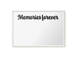 Magnetic Board For Wall Memories Forever For The Bedroom Espelharte (60x40 Cm)