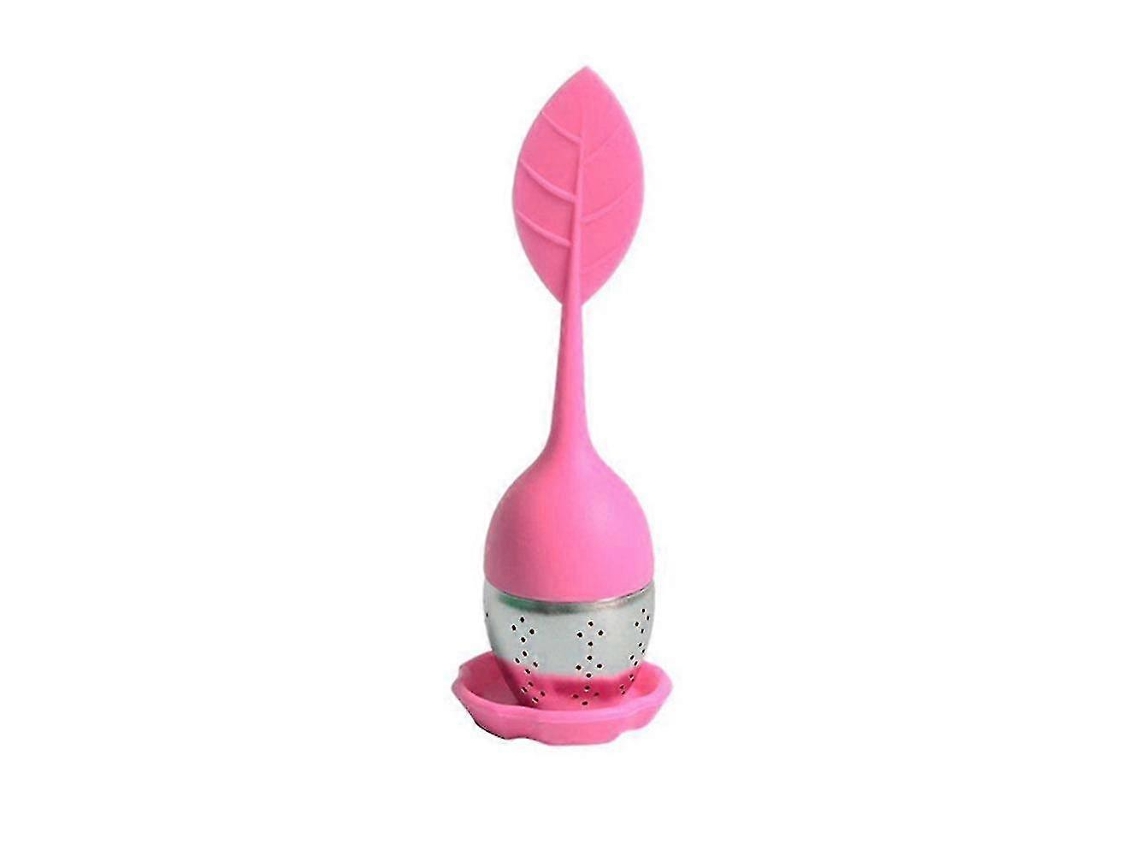 Infusor De Chá Em Formato Bola Com Cabo Silicone Reutilizável Aquaforge (vermelho, Verde, Azul, Rosa, 4 Unidades)