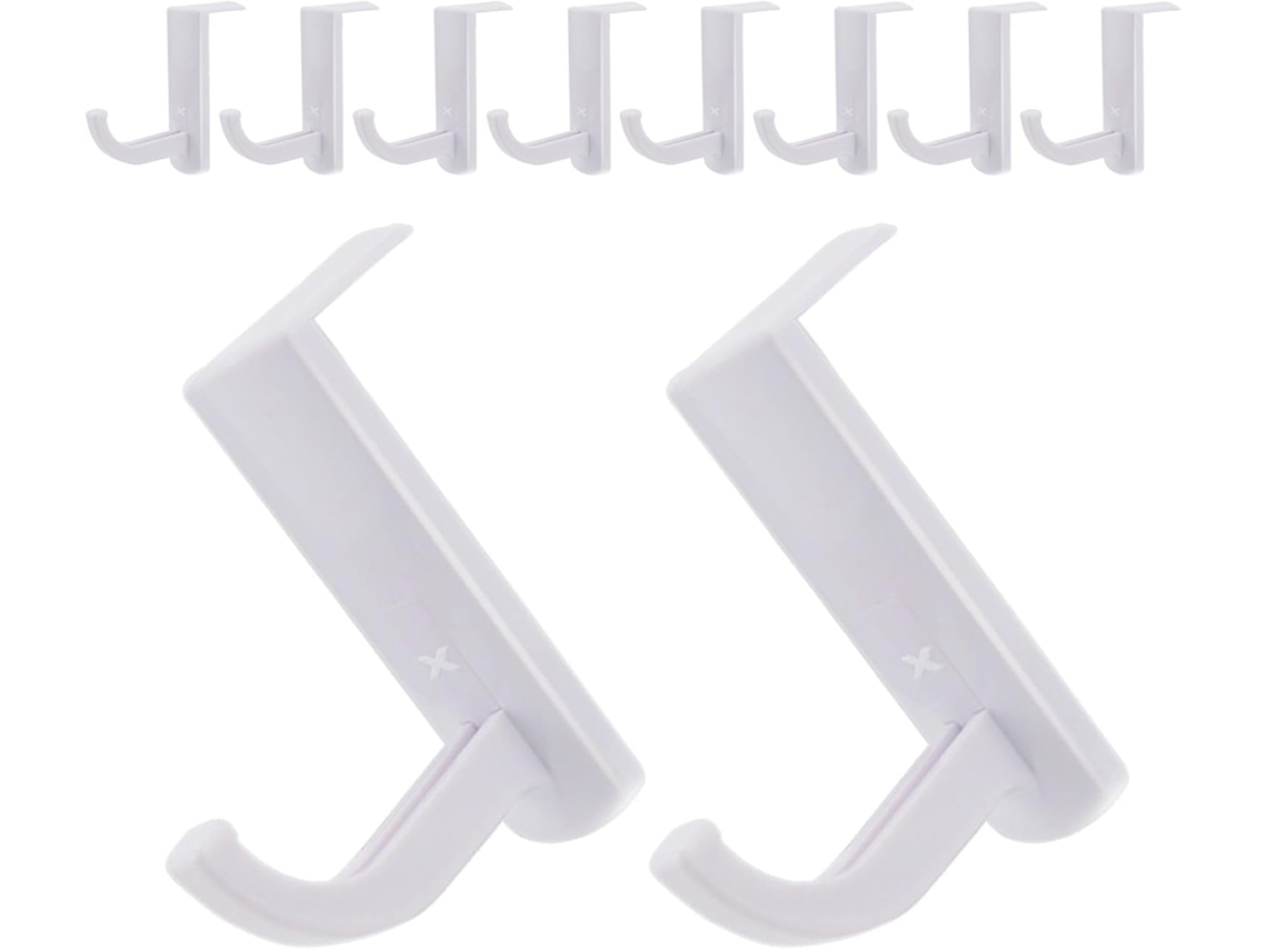 Bestoyard Conjunto De 10-ganchos Para Fones Ouvido, Suporte De Parede Resistente, Fácil Instalação Para Escritório Ou