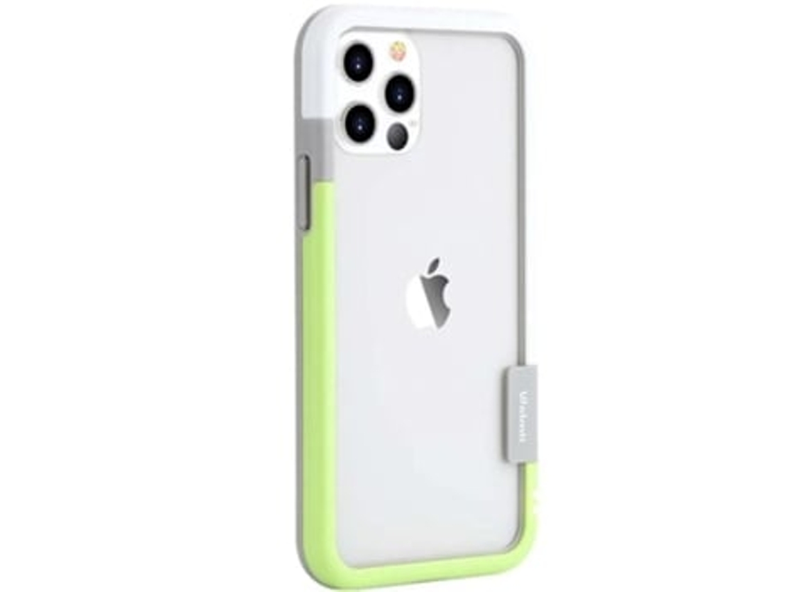 Bumper Para Iphone 13 Mini Verde E Branco