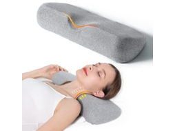 Almofadas Cervicais Para Alívio Da Dor Ao Dormir, Almofada De Espuma Viscoelástica Com Suporte Para O Pescoço E Relaxamento Dos Ombros Cinzento