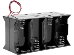 Caixa para Armazenamento de Baterias 12v com 8 1,5v e Fios CHABERLU (36d86c2fd0de4662f436789f607c4b14)