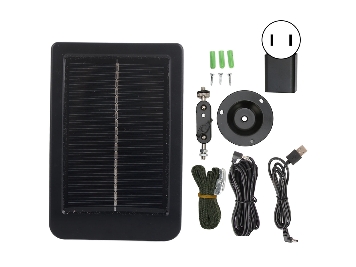 Painel Solar LAXISCREED Ip66 Bateria Integrada Câmeras Caça