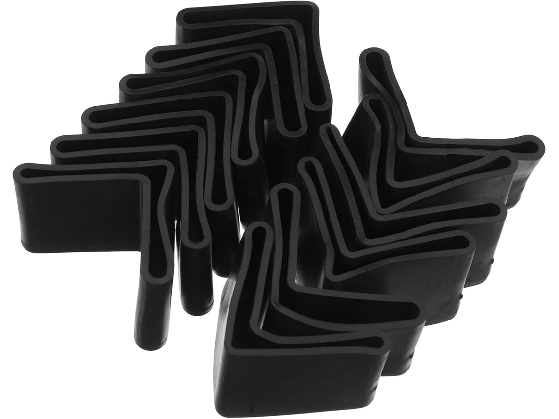 Protetores Triangulares Para Pés De Móveis, Almofadas De Borracha Antiderrapantes 35x35 Mm, Reutilizáveis Para Proteção
