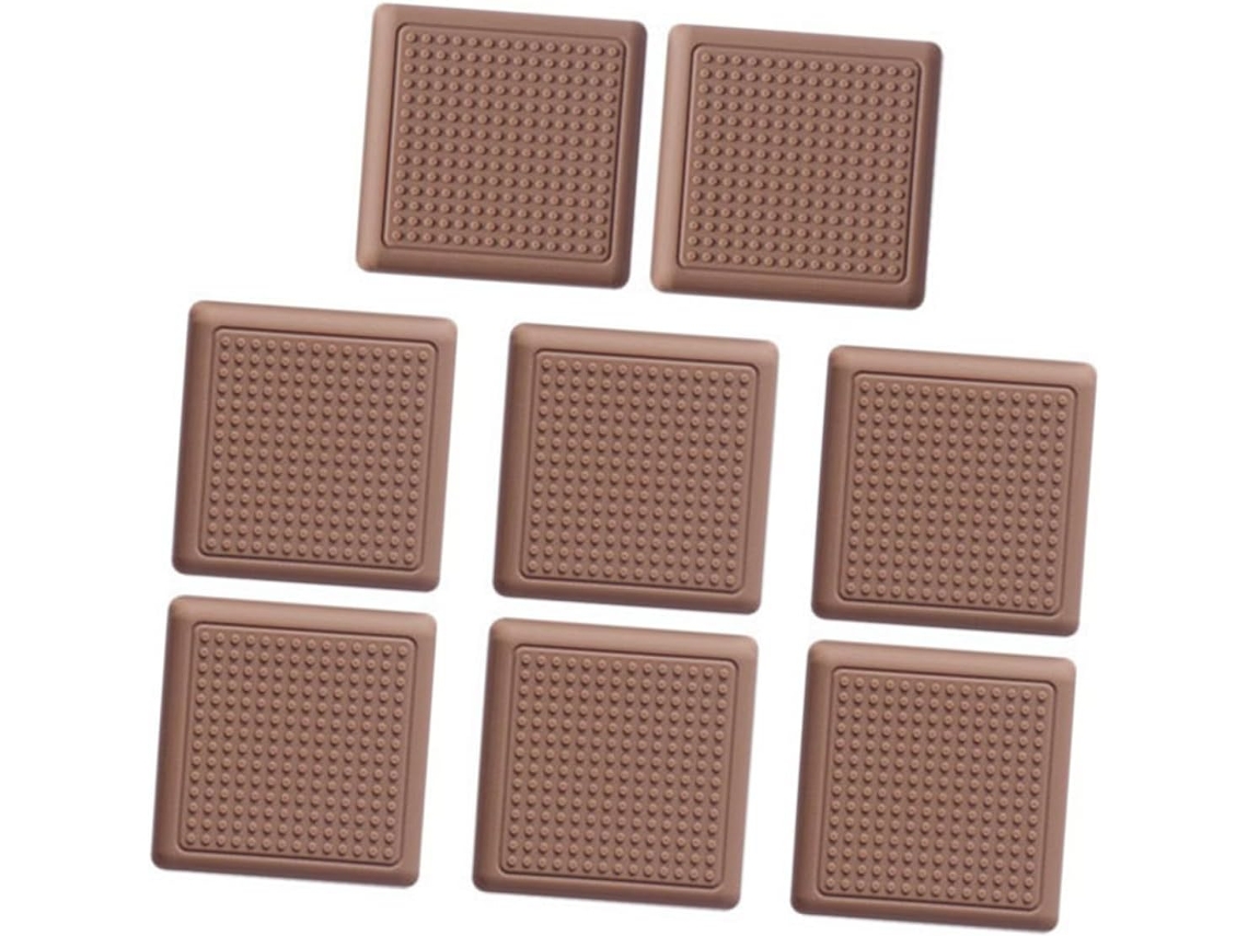 Conjunto De 8 Protetores Pés Antiderrapantes Para Mesas, Móveis E Cadeiras Ideal Para Uso Doméstico