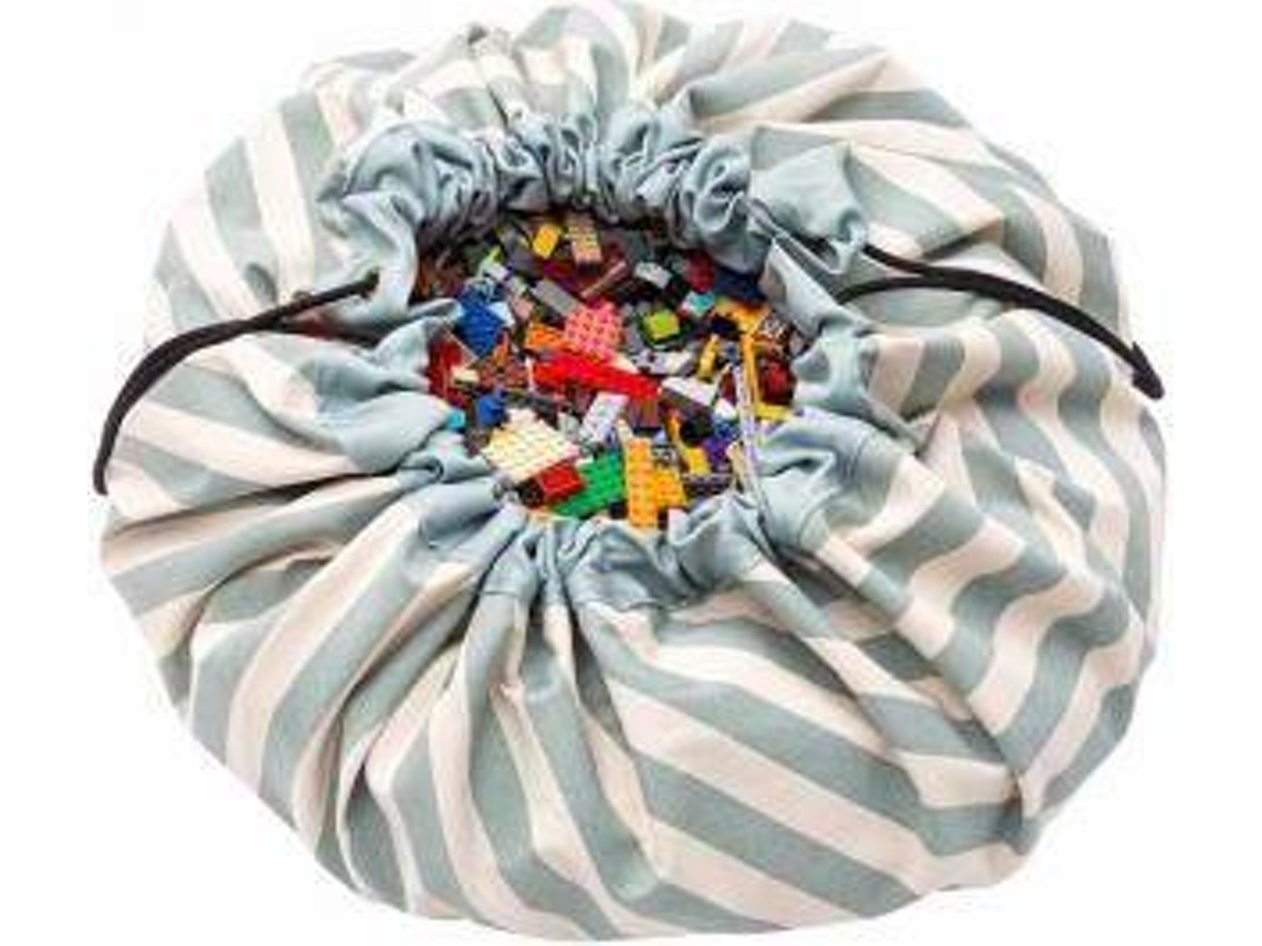Saco de Brinquedos PLAY&GO Riscas Verde