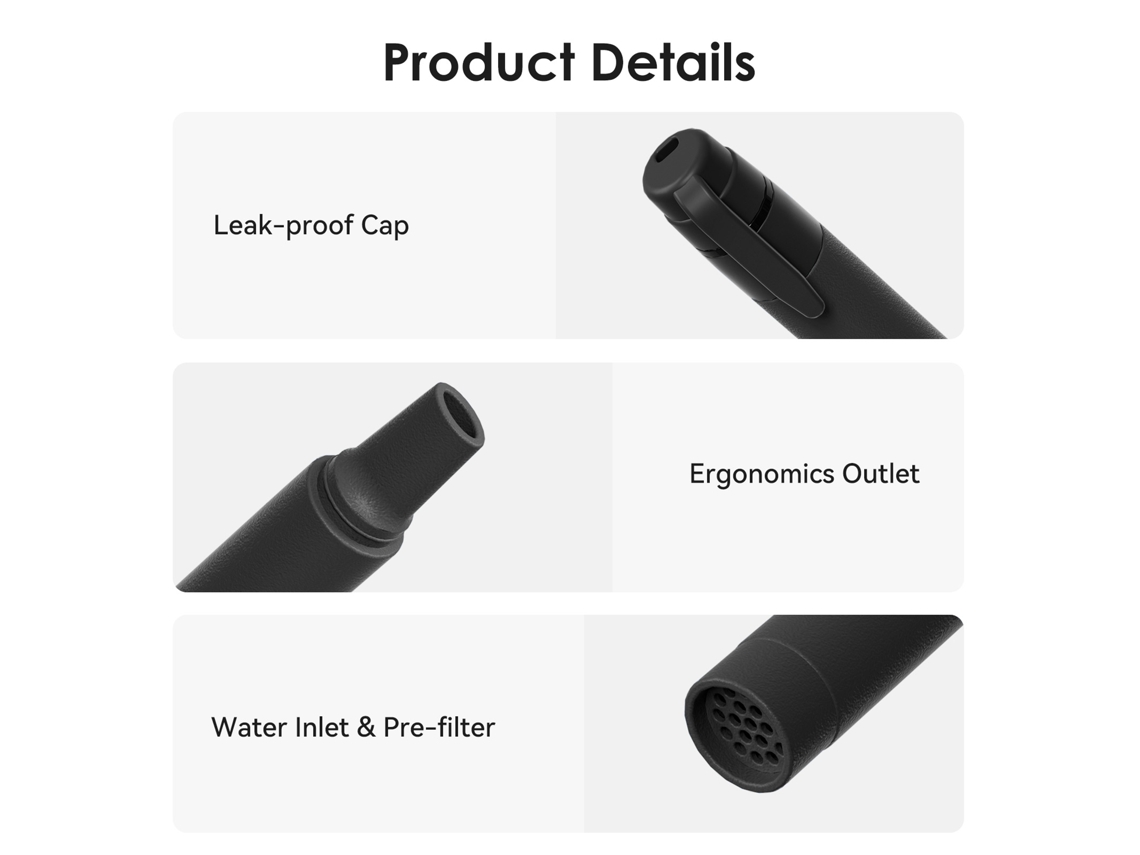 Filtrador de Água Portátil para Camping e Emergências