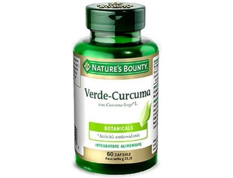 Suplemento Alimentar NATURE'S BOUNTY Cúrcuma Verde (60 cápsulas)