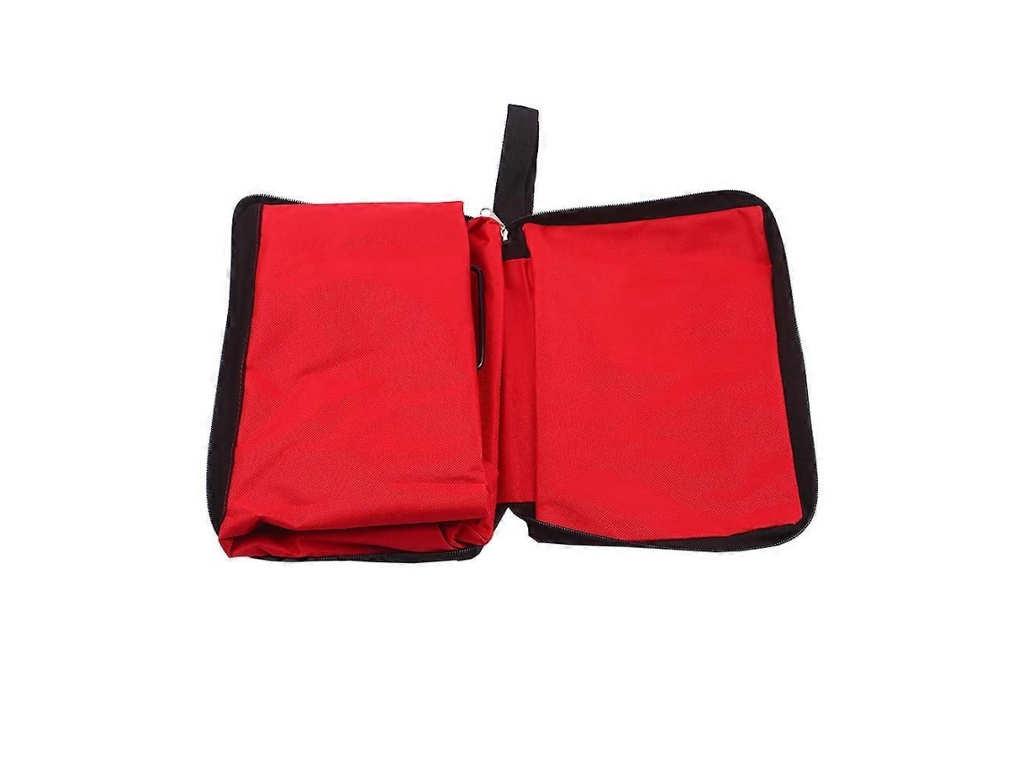 Carrinho de Compras Dobrável com Rodas, Sacola de Compras Reutilizável e Dobrável para Viagens, Vermelho. GOKOCO
