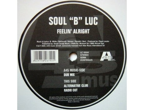Feelin Alright A45 Music