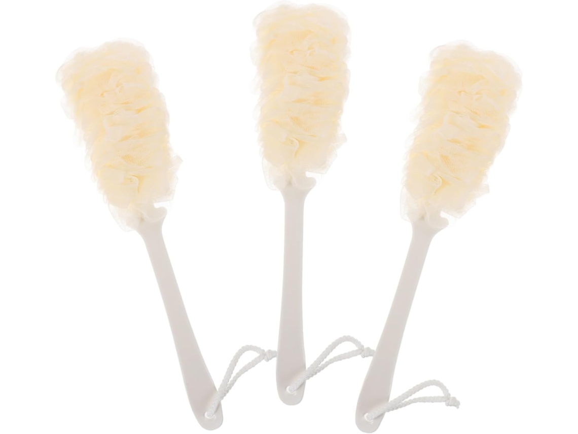 Lurelia Kit De 3 Escovas Para Costas De Cuidado Corporal, Massagem Suave E Limpeza Profunda
