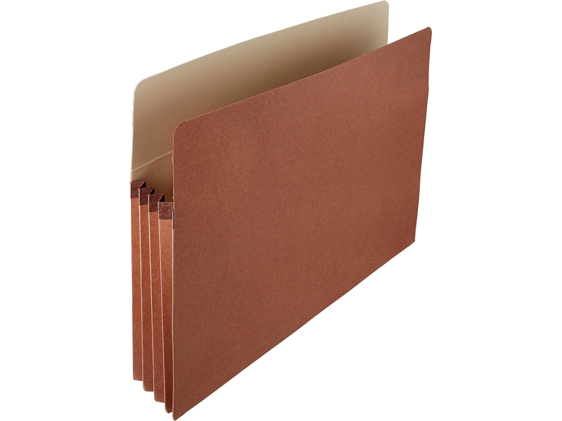 Pasta Expansível para Documentos em Formato de Bolso, Tamanho Carta, Expansão de 8,9 Cm BRILVIBERA
