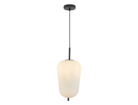 Suspensão cônica vidro opalino 23W IP20 E27 Diâmetro 200mm