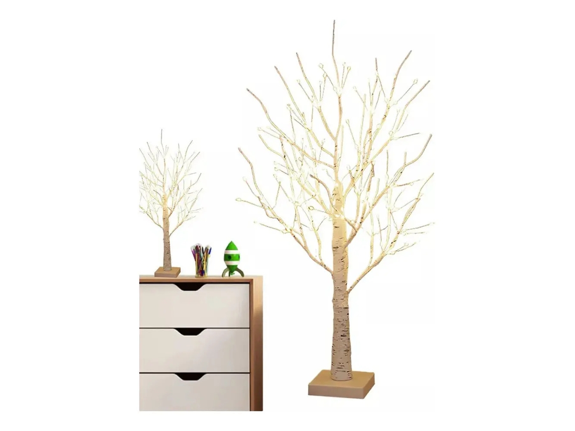 Lâmpada De Árvore De Bétula Led Birch Fairy 144