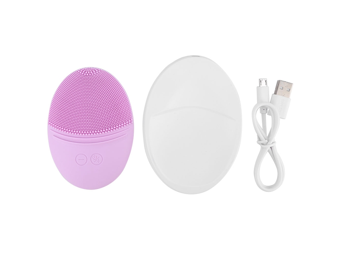 Pincel De Limpeza Facial Elétrico De Silicone Limpeza Profunda De Pores Massagem