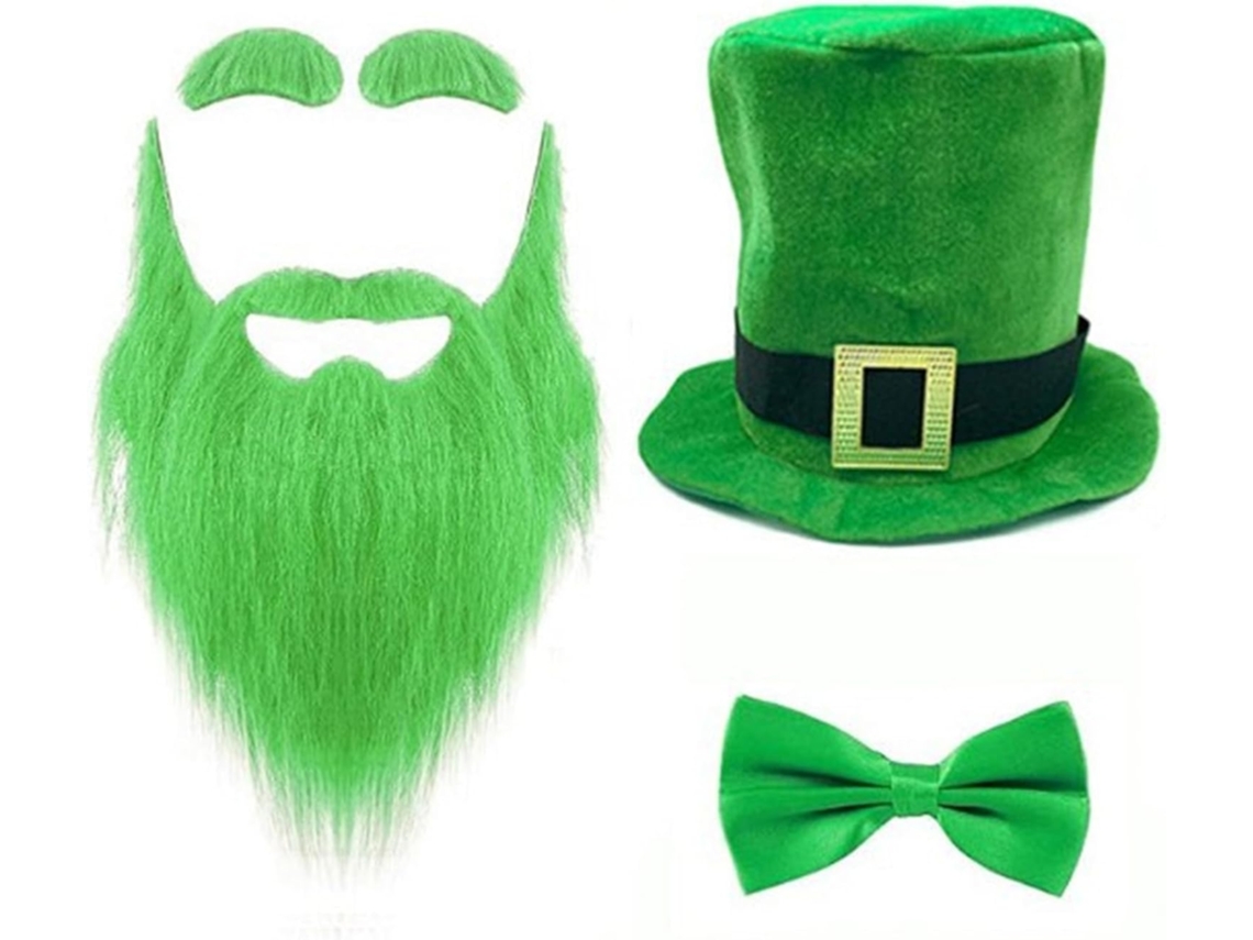 Chapéu E Barba Com Gravata Borboleta - Design Resistente E Versátil