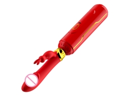Vibrador Telescpico Separvel Com 10 Frequncias Para Mulheres (vermelho)
