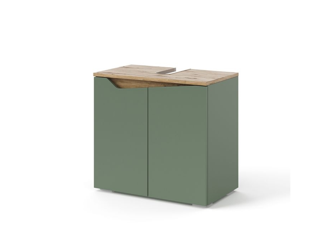 Marelle, 60x57.5cm Com 2 Portas, Verde/antracite, Vicco