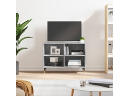 Vidaxl Móvel De Tv 69,5x30x50 Cm Derivados De Madeira Cinzento Cimento