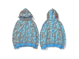 MOLETOM Fasst Camuflagem Menino com Zíper Casual | S/MARCA