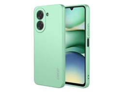 Capa De Silicone Enkay Hat Prince Com Borda Reta E Capa Traseira Para Celular Xiaomi Redmi A5 4g (171,777,88,3 Mm) Verde Claro