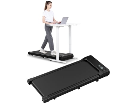 Passadeiras de Corrida RACINGREAT Velocidade Máx 8Km/H 2.5Hp com Controlo Remoto Superfície de Corrida 98X38.8Cm Peso Máx 120Kg Preto