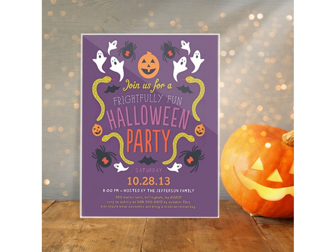 Quadro Decorativo Halloween De Acrílico À Prova D'água