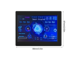 Tela Ips de 3,5 Polegadas para Monitoramento Cpu/gpu, Carcaça Abs, Suporte Diy Temas, Sem Alimentação Extra S/MARCA