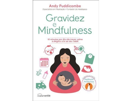 Livro Gravidez e Mindfulness de Andy Puddicombe (Português)