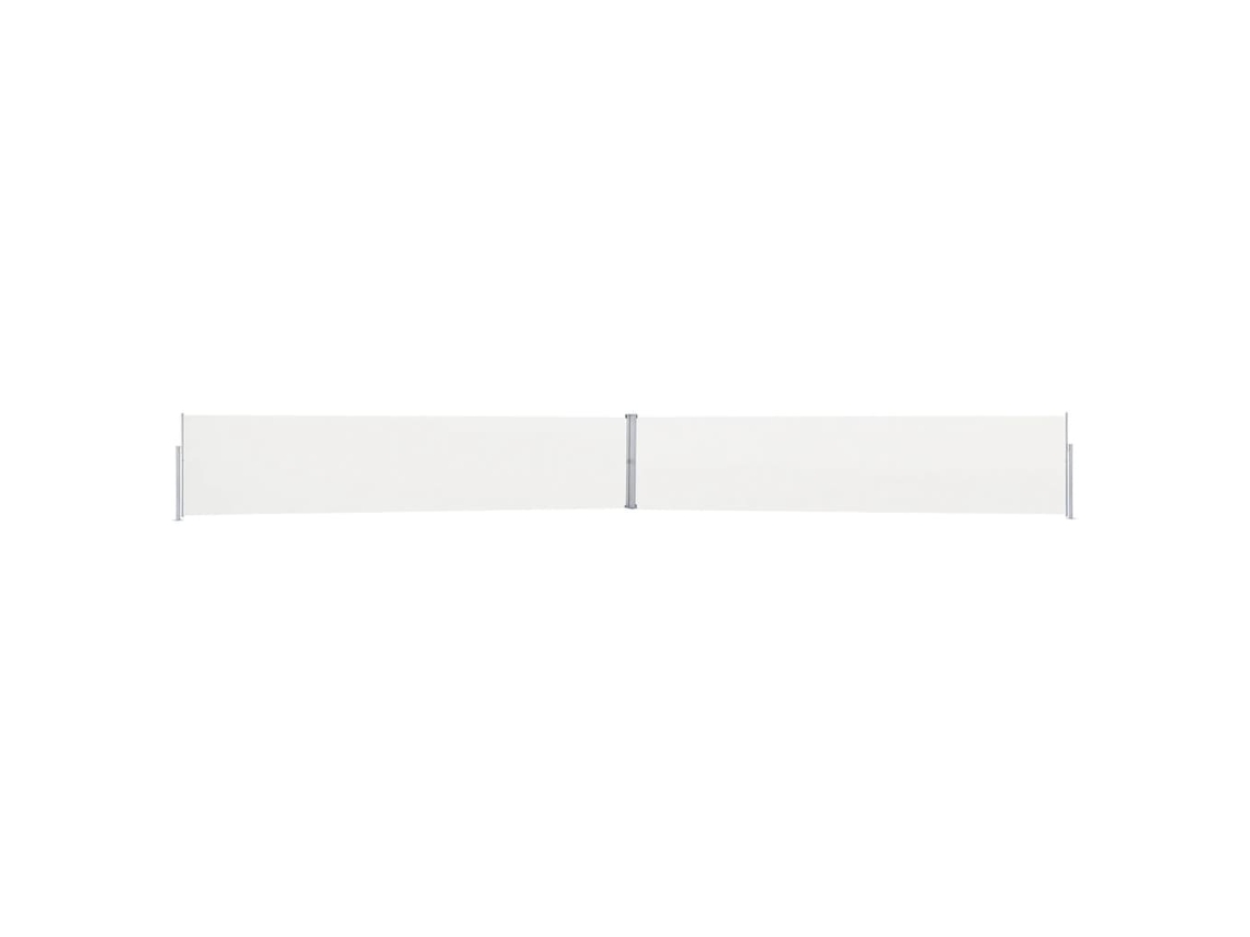Side Awning, Side Awnings Vidaxl Creme Tecido (170 X 1200 Cm)