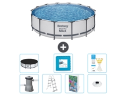Bestway Piscina Bestway Steel Pro Max Redonda - 427x122 Cm - 8-peças S674