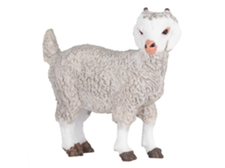 Estátua De Ovelha Simulada Brinquedo Modelo Animal Coleção Decoração Pasto Fofo 3+